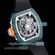 Swiss Clone Richard Mille RM029 Le Mans Green Carbon Fiber Watch with Black Rubber Strap (6)_th.jpg